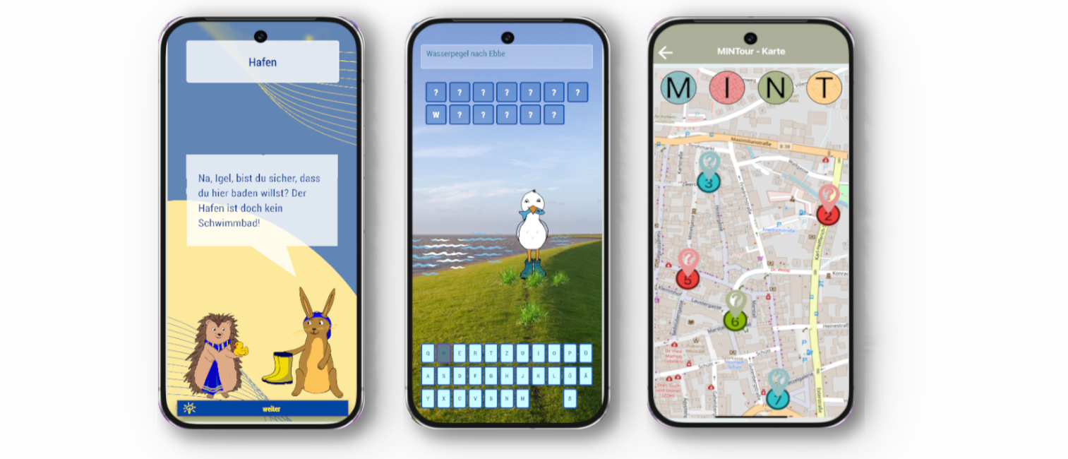 Beispielseiten aus JUMAMI-Ralley in Stade und Buxtehude und MINTour Neustadt an der Weinstraße